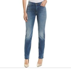 Distressed High Waisted Straight Leg Hudson Jeans